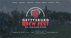 Desktop Screenshot of gettysburgbrewfest.com