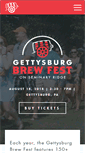 Mobile Screenshot of gettysburgbrewfest.com